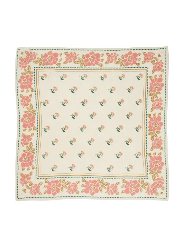 Foulard Indien Adulte Nur Ecru -...