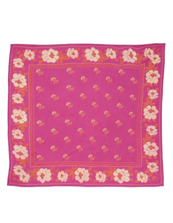 Foulard Indien Nur Camelia - Bonheur...
