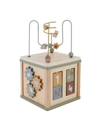 Cube d'activités en bois -...