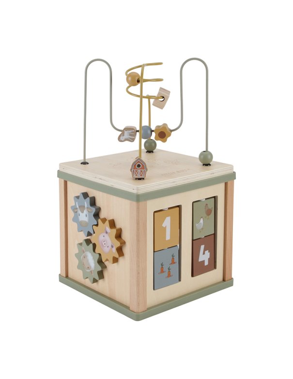 Cube d'activités en bois - Little...