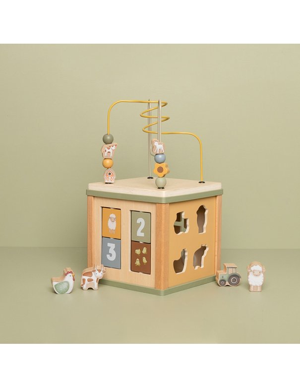 Cube d'activités en bois - Little...