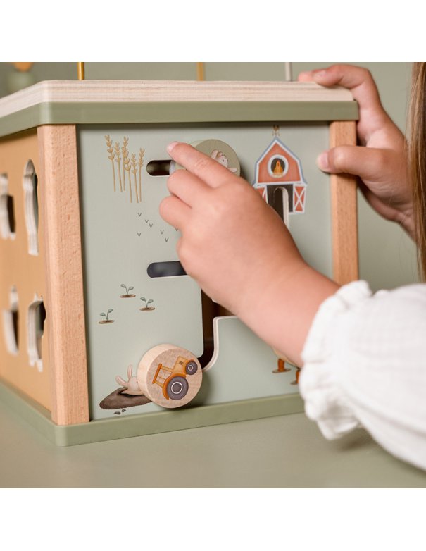 Cube d'activités en bois - Little...