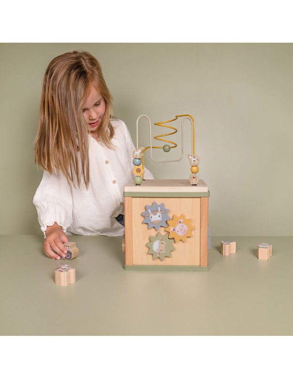 Cube d'activités en bois - Little...