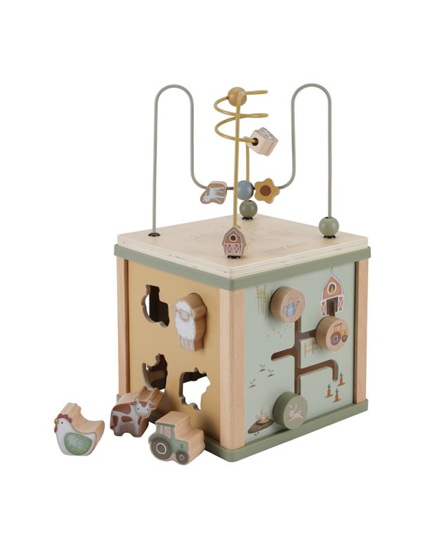 Cube d'activités en bois - Little...
