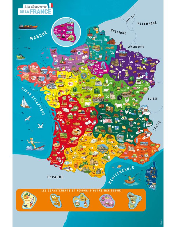 Coffret à la découverte de la France...