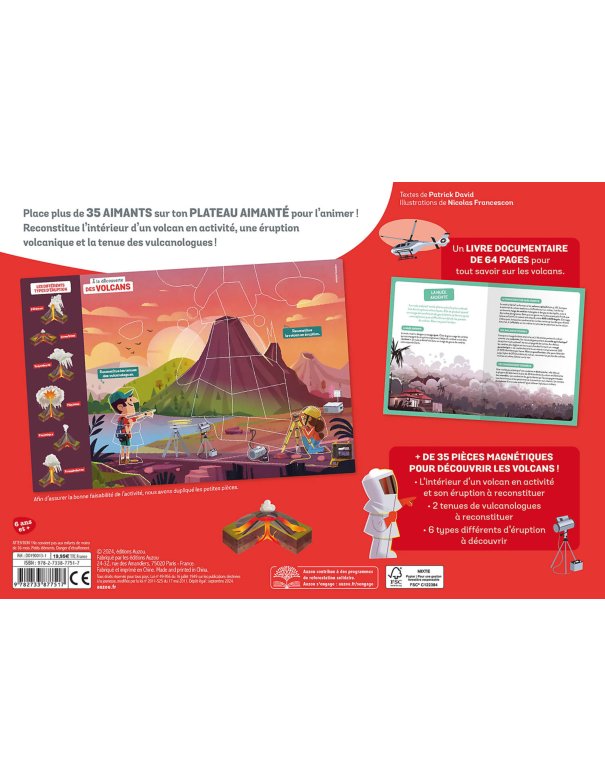 Coffret à la découverte des volcans -...