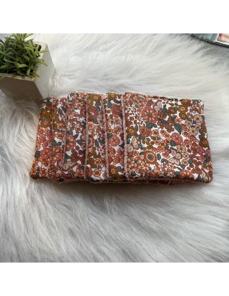 Lot de lingettes de coton liberty Lot de lingettes de coton liberty