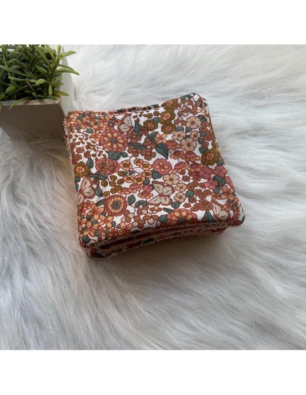 Lot de lingettes de coton liberty Lot de lingettes de coton liberty