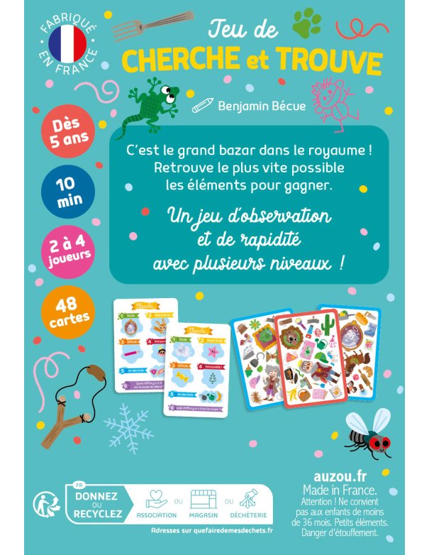 Jeu de cartes -  Jeu de cherche et...