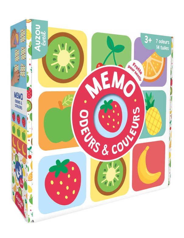 Mémo - odeurs et couleurs - Auzou