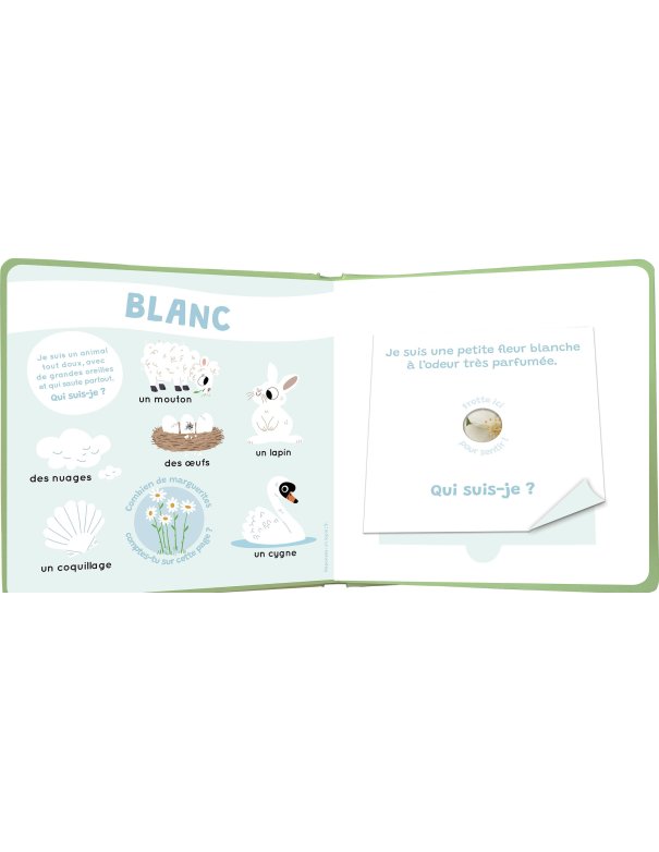 Mon livre des odeurs et des couleurs...