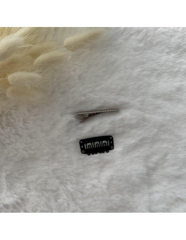 Lot de 2 barrettes double gaze arc-en-ciel Lot de 2 barrettes double gaze arc-en-ciel