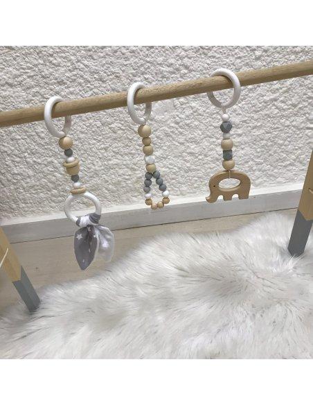 Portique d'éveil gris éléphant