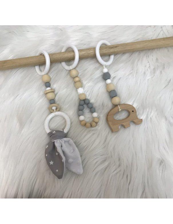 Portique d'éveil gris éléphant