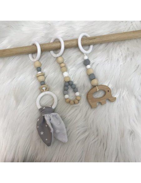 Portique d'éveil gris éléphant