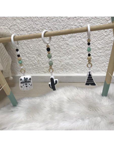 Portique d'éveil tipi mint