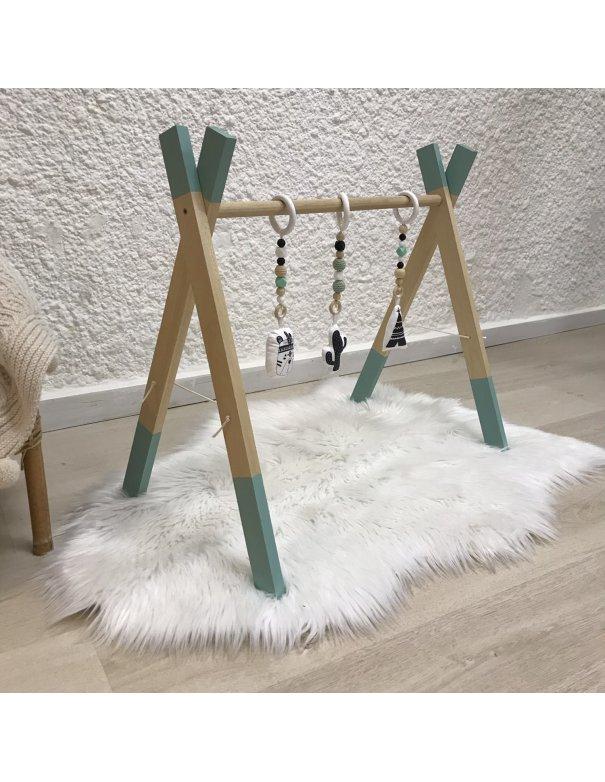 Portique d'éveil tipi mint