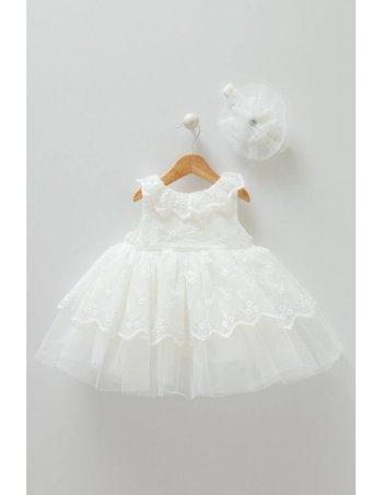 Robe cérémonie Éva & son bandeau assorti