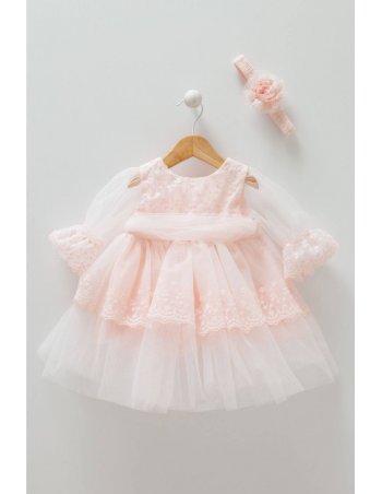 Robe cérémonie MINA et son bandeau assorti