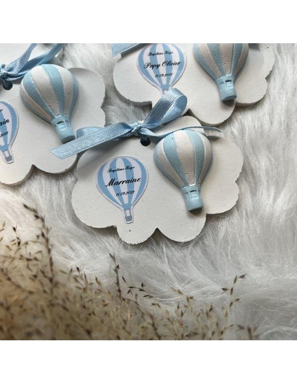 Nuage en céramique thème montgolfière