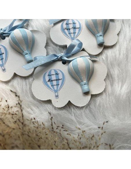 Nuage en céramique thème montgolfière