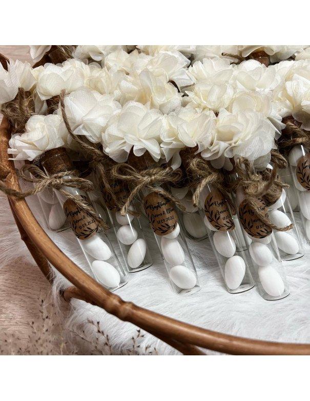 Dragées en fiole champêtre