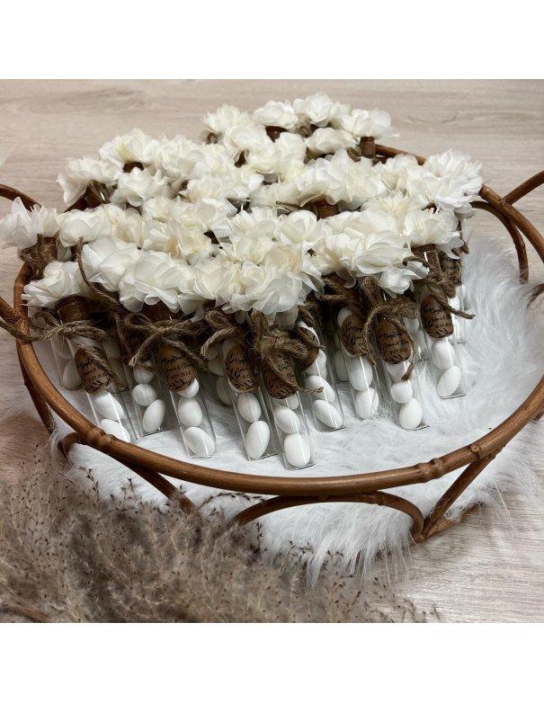 Dragées en fiole champêtre