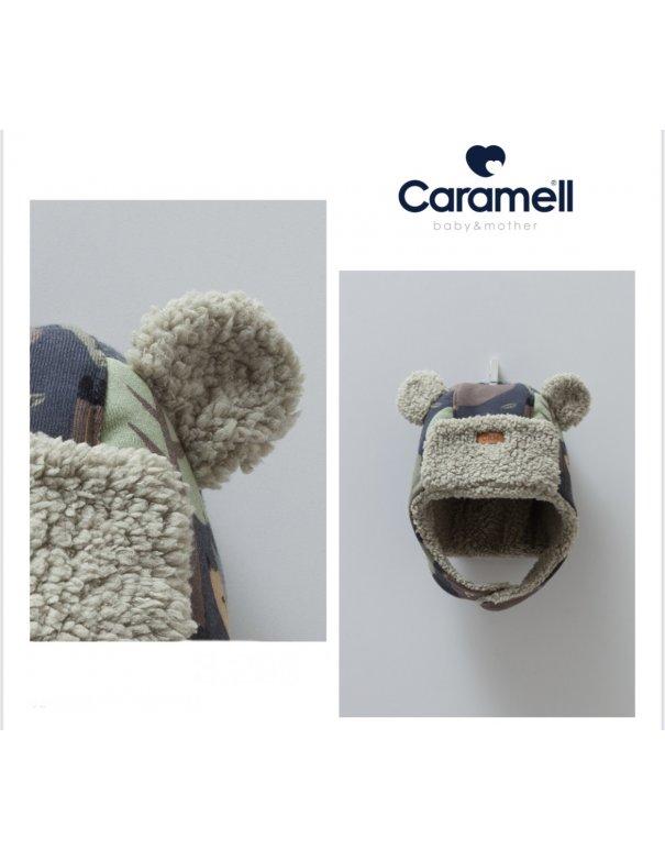 Bonnet « Forest animal » Caramell