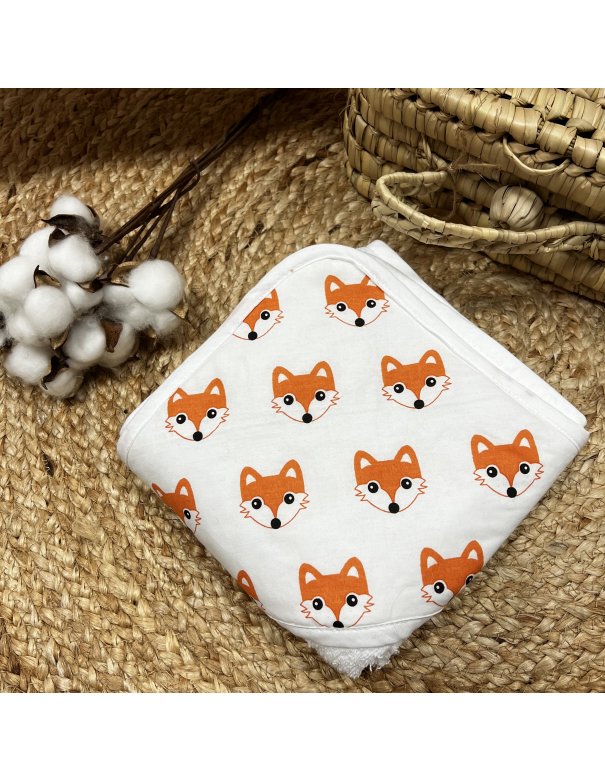 Cape de bain renard 🦊 fait main