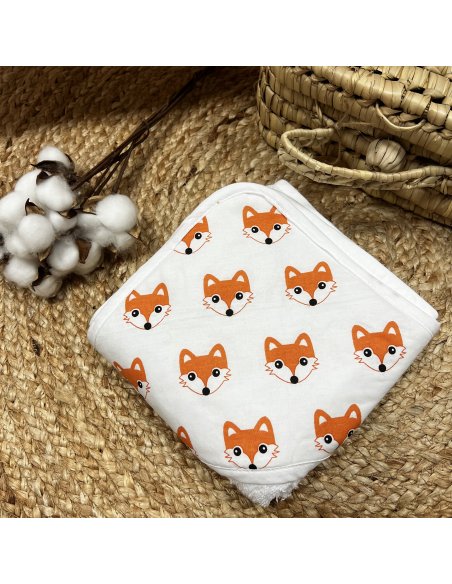 Cape de bain renard 🦊 fait main