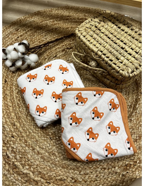 Cape de bain renard 🦊 fait main