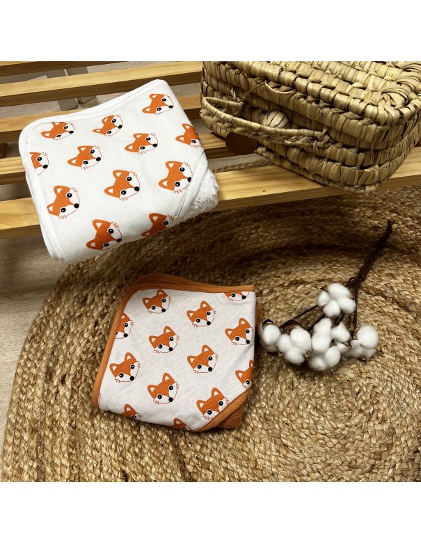 Cape de bain renard 🦊 fait main