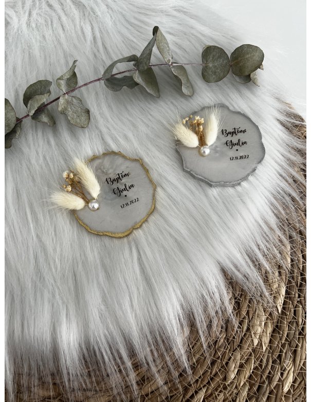 Magnet personnalisé fleurs séchées