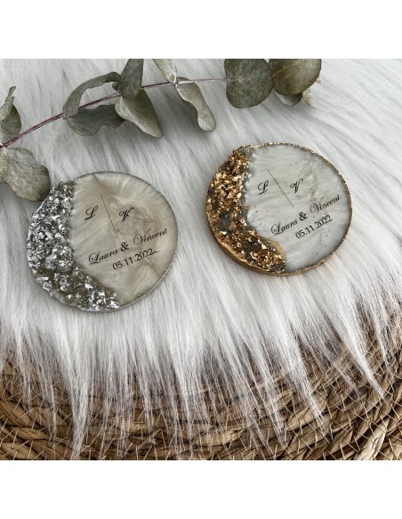 Magnet personnalisé argent ou gold Magnet personnalisé argent ou gold