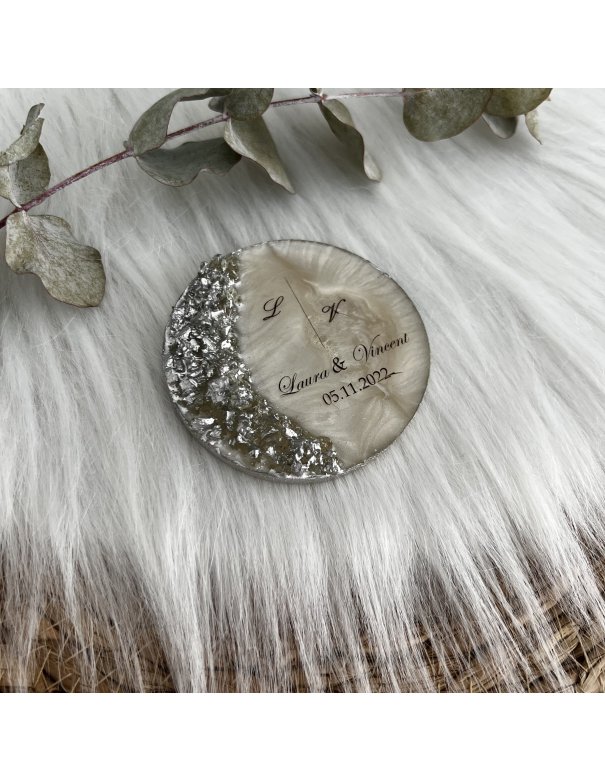 Magnet personnalisé argent ou gold Magnet personnalisé argent ou gold