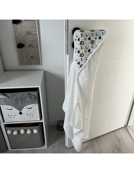 Cape de bain animalier fait main