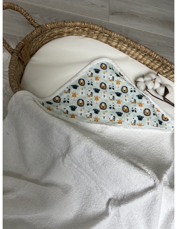 Cape de bain animalier fait main