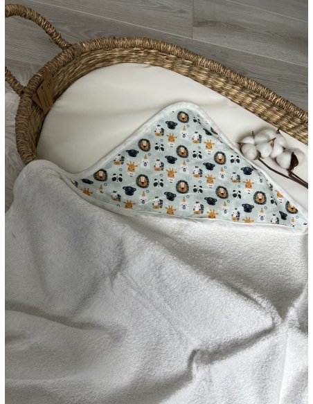 Cape de bain animalier fait main