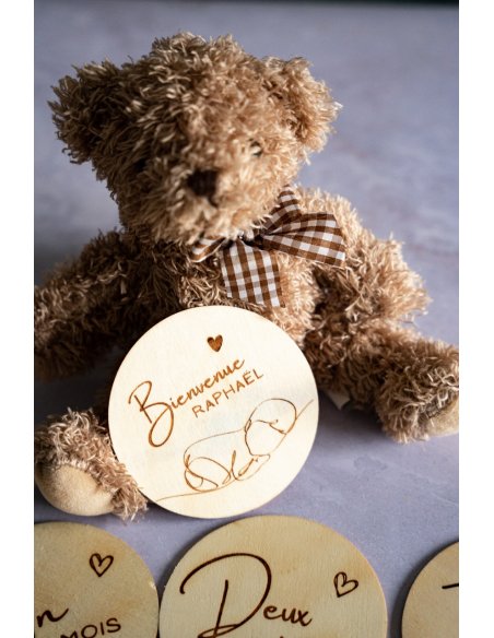 Carte Bienvenue bébé personnalisée Carte Bienvenue bébé personnalisée