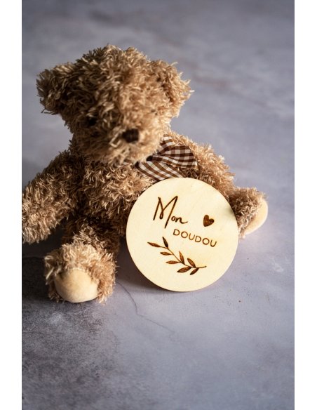 Kit cartes bébé "Ma famille et bois" bois