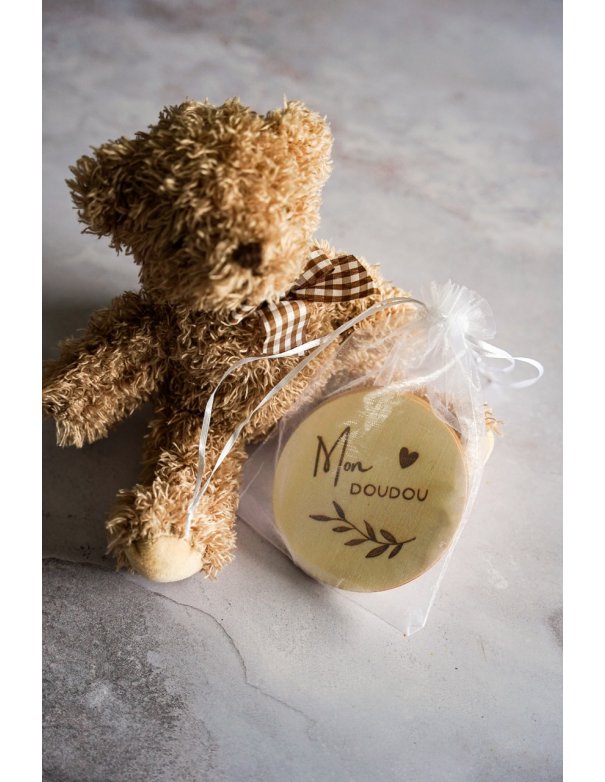 Kit cartes bébé "Ma famille et bois" bois