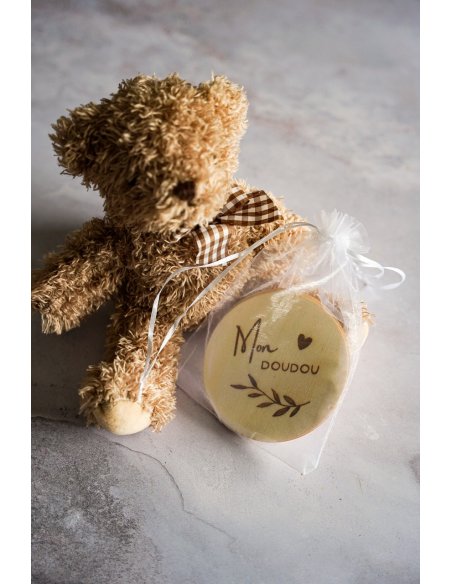 Kit cartes bébé "Ma famille et bois" bois