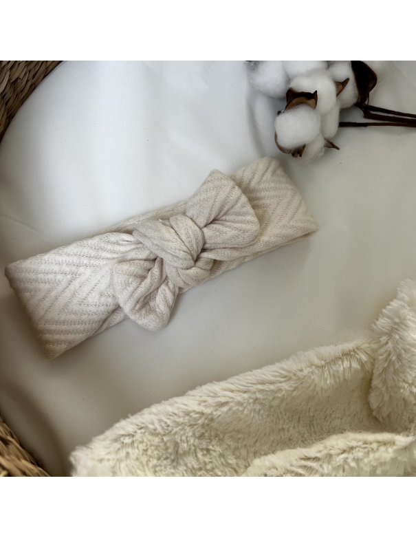 Bandeau jersey de coton chevron Bandeau jersey de coton chevron