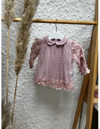 Robe flower et bandeau assorti 2