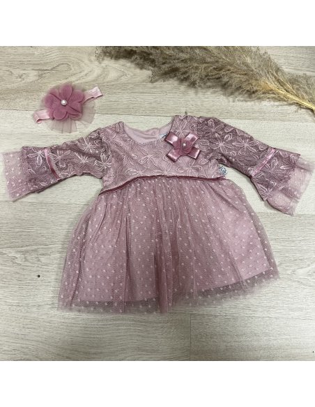 Robe tulle Lisa et bandeau assorti