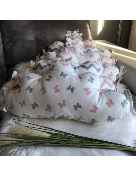 Tour de lit nuage modèle papillon