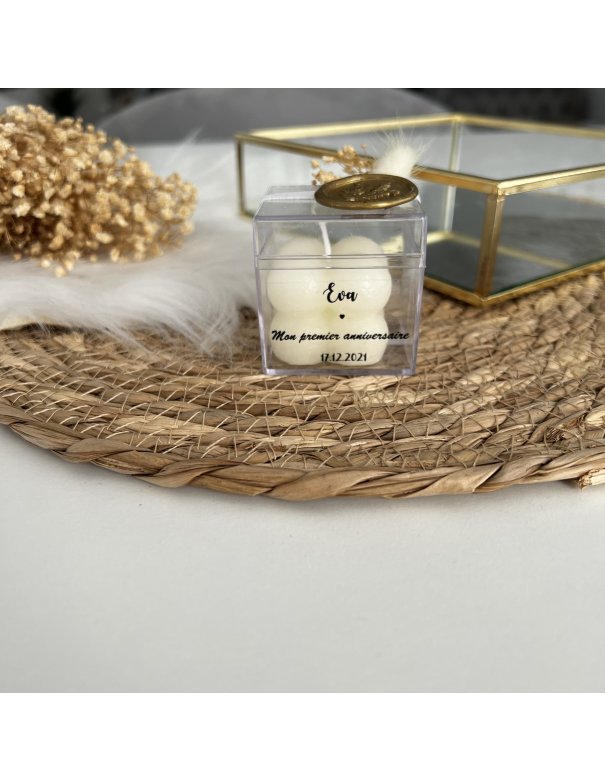 Bougie bubble en boîte personnalisée Bougie bubble en boîte personnalisée