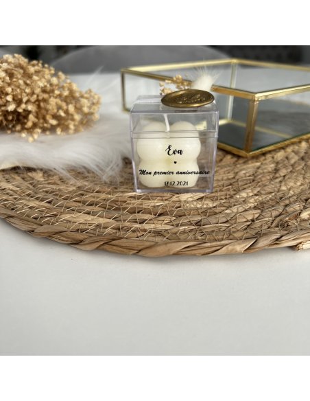 Bougie bubble en boîte personnalisée Bougie bubble en boîte personnalisée