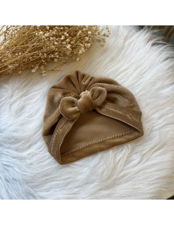Turban petit noeud velours doux 2