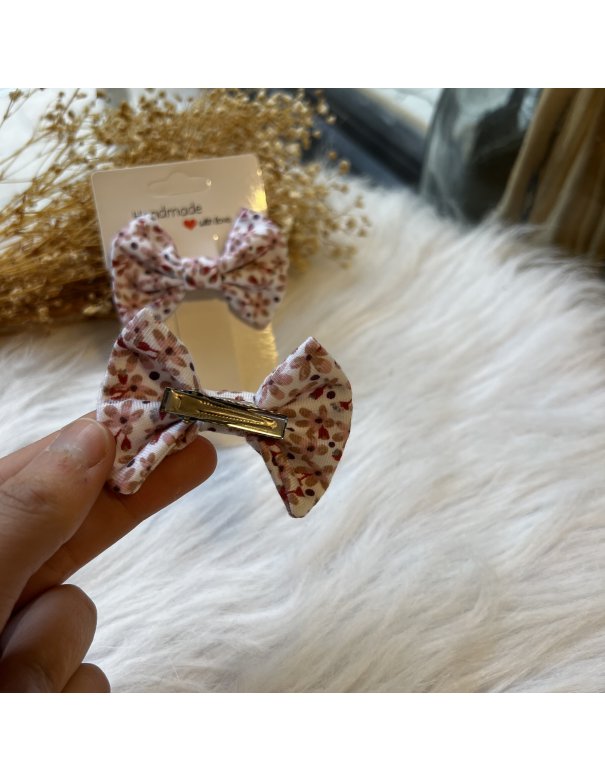 Lot de 2 barrettes à cheveux petites fleurs Lot de 2 barrettes à cheveux petites fleurs